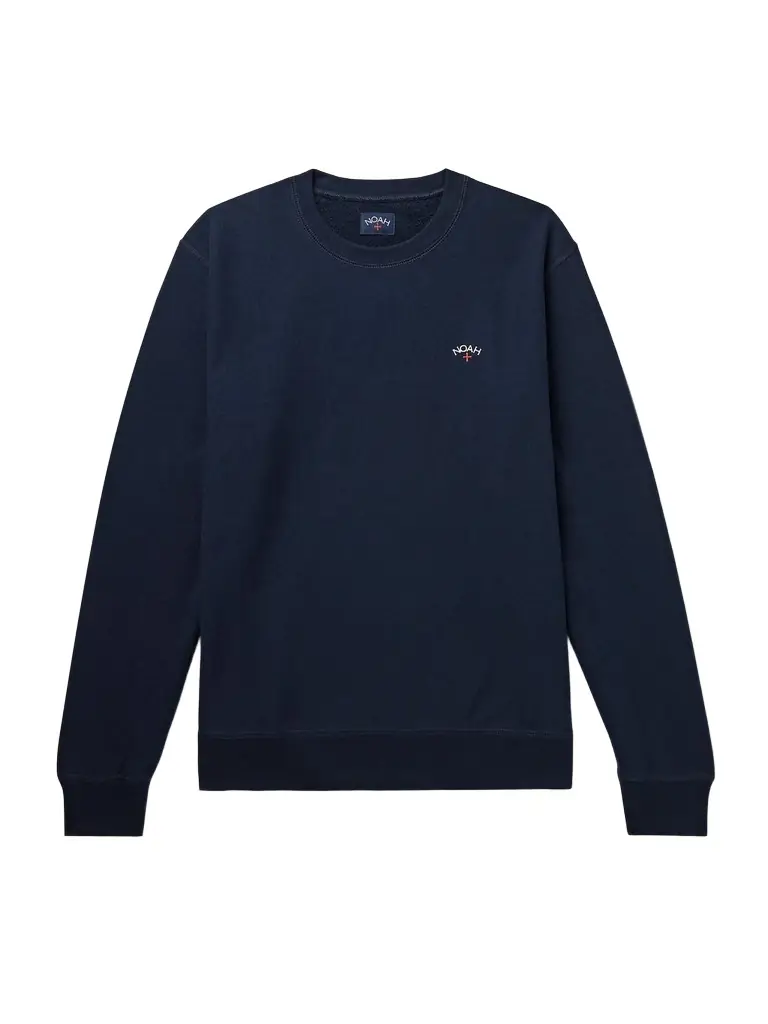 Noah Logo-Embroidered Cotton-Jersey Sweatshirt - Men