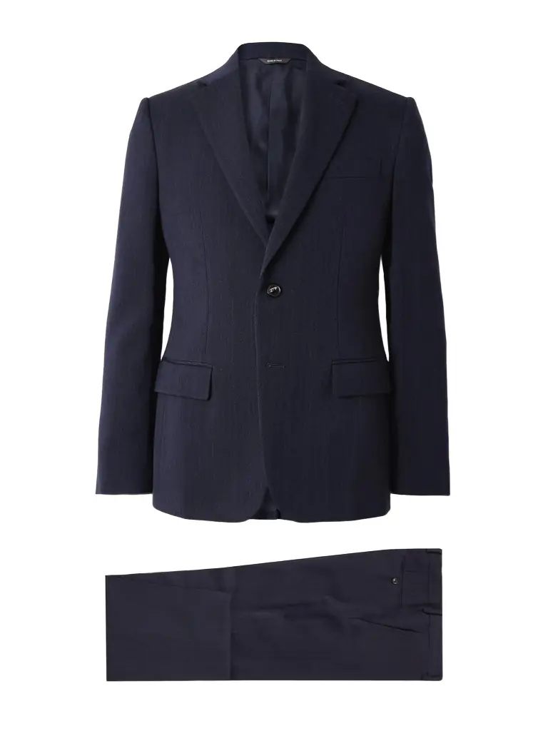 Loro Piana International Pinstriped Virgin Wool Suit - Men