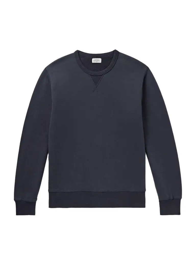 Hartford Garment-Dyed Cotton-Jersey Sweatshirt - Men