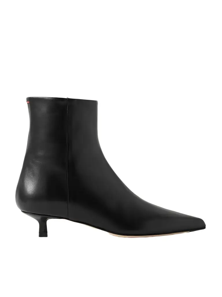 aeyde Sofie Leather Ankle Boots