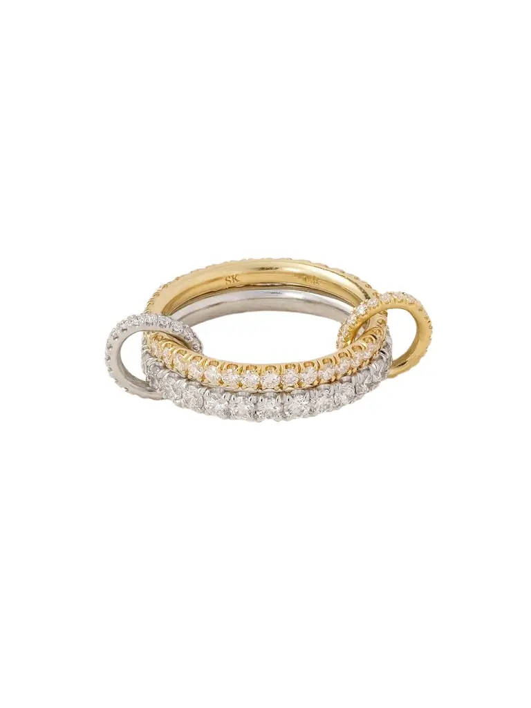 Spinelli Kilcollin Cadence 18-karat White And Yellow Gold Diamond Ring