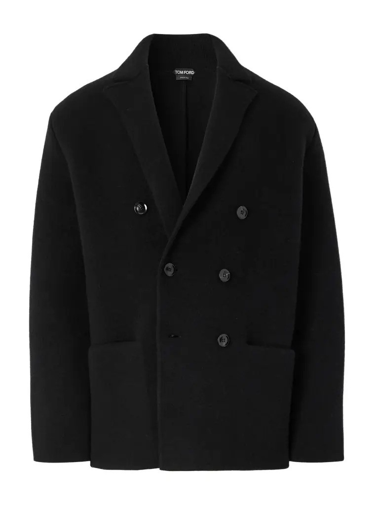 Tom Ford Double-Breasted Cashmere-Blend Blazer - Men