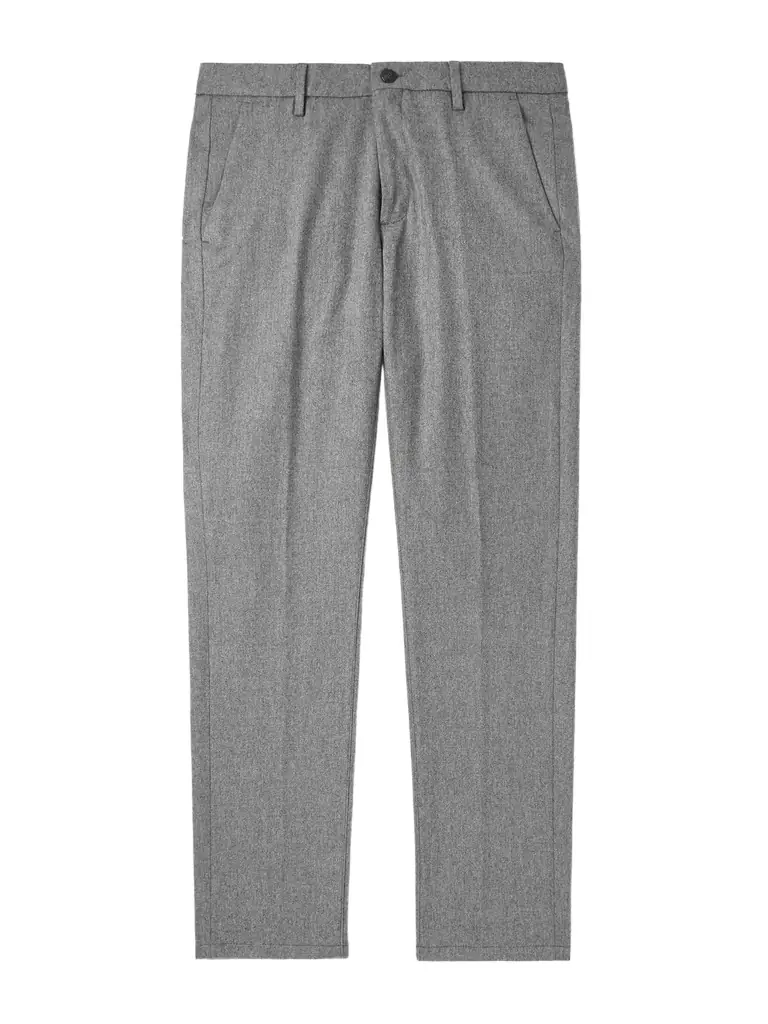 ELEVENTY Straight-Leg Stretch Wool and Cashmere-Blend Trousers - Men