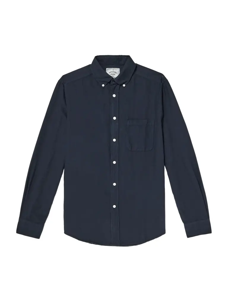 Portuguese Flannel Belavista Button-Down Collar Cotton Shirt - Men