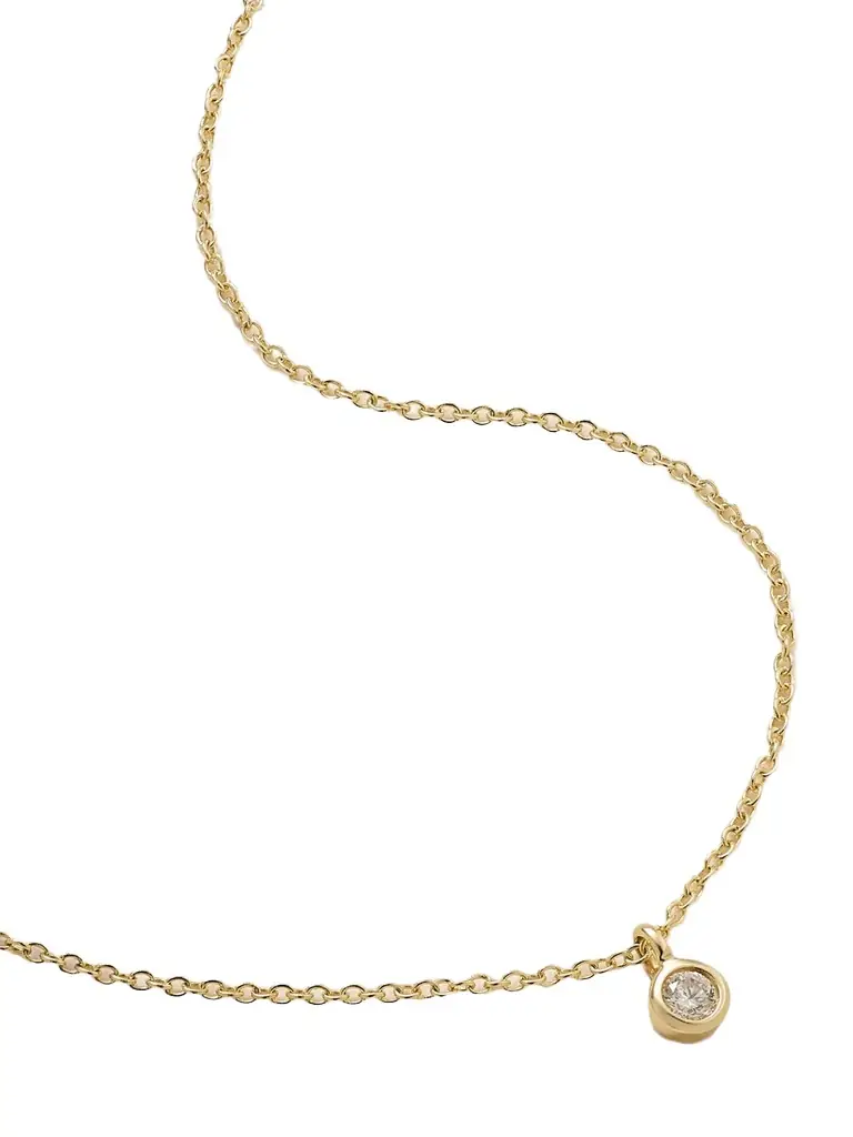 STONE AND STRAND Essential 14-karat Gold Diamond Necklace