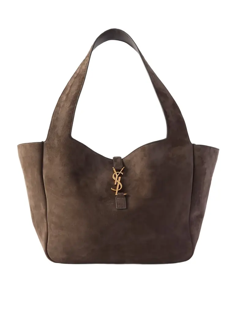 Saint Laurent Le 5 À 7 Bea Suede Tote