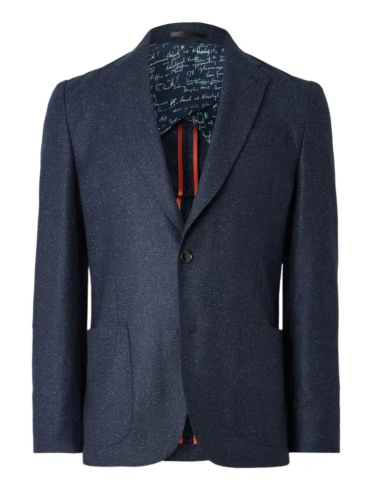 Paul Smith Textured Wool and Silk-Blend Suit Jacket - Men