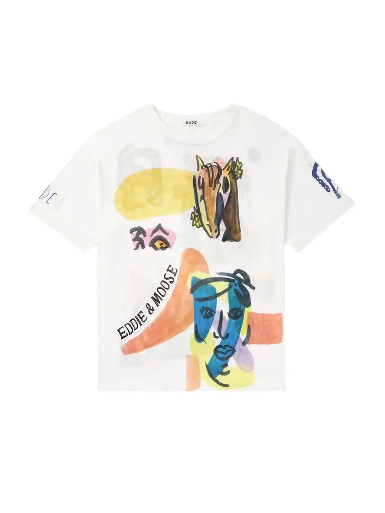 BODE Collage Printed Cotton-Jersey T-Shirt - Men