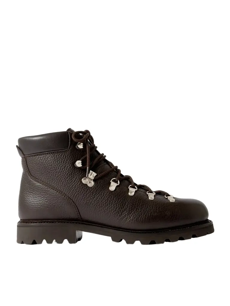 MORJAS Full-Grain Leather Hiking Boots - Men