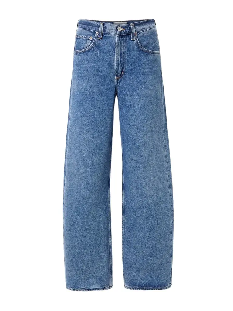 AGOLDE Low Curve Mid-rise Wide-leg Jeans