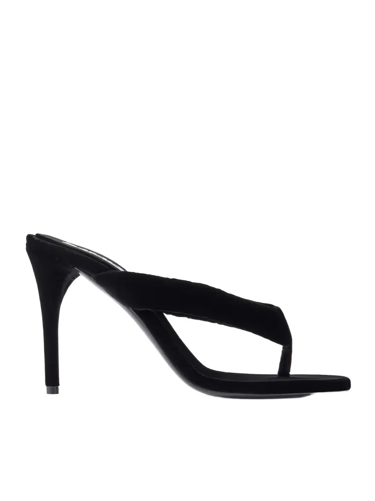Alaïa 90 Velvet Mules