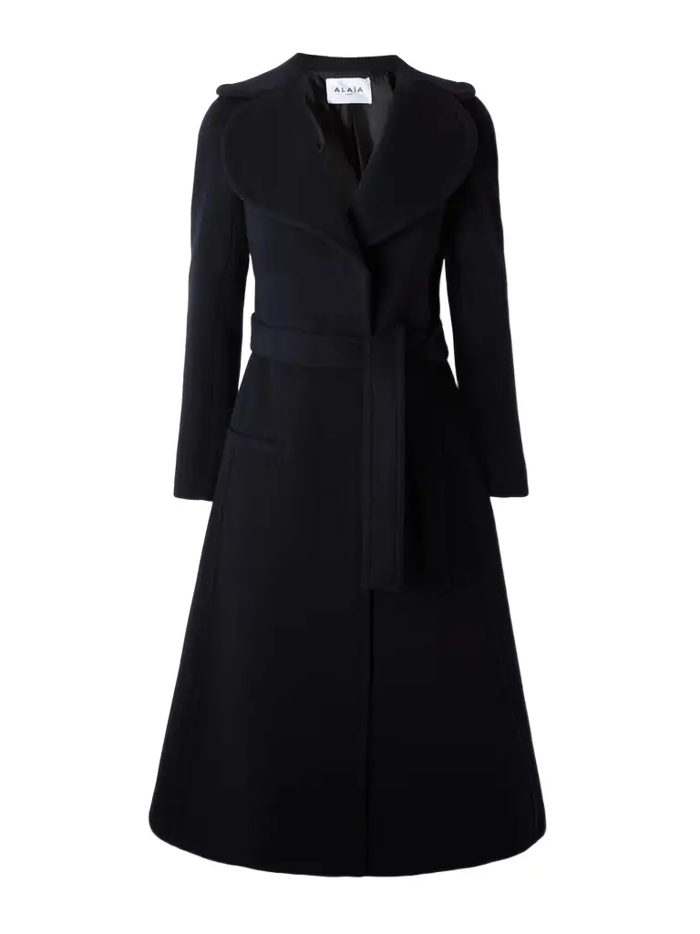 Alaïa Belted Wool Coat