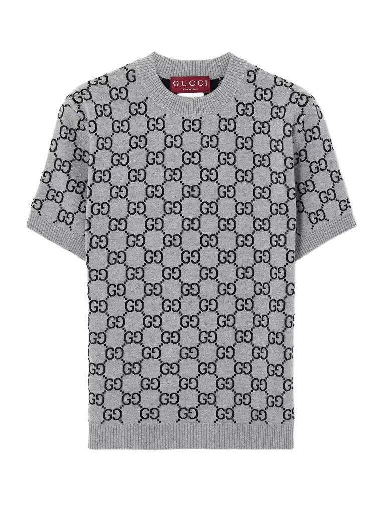 Gucci Jacquard-knit Wool-blend Sweater