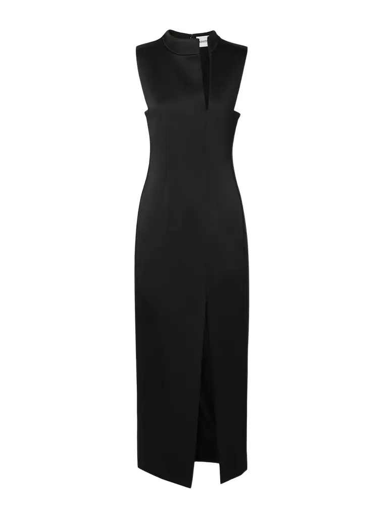 Lowen Satin-crepe Midi Dress