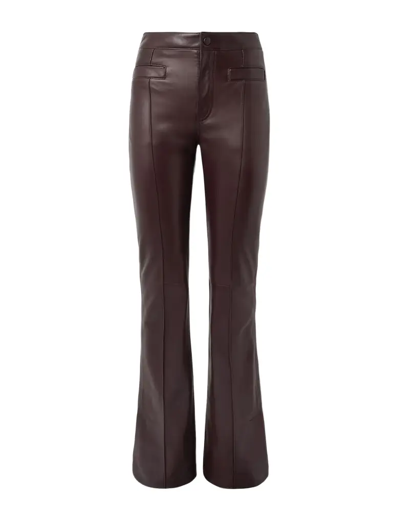 Chloé Leather Flared Pants