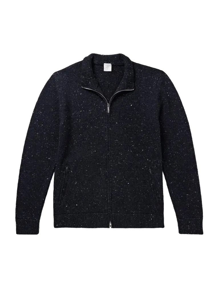 ELEVENTY Wool-Blend Zip-Up Cardigan - Men