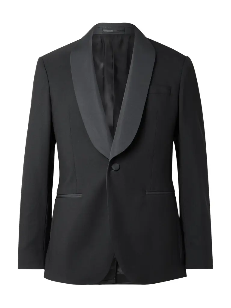 MR P. Slim-Fit Satin-Trimmed Wool Tuxedo Jacket - Men