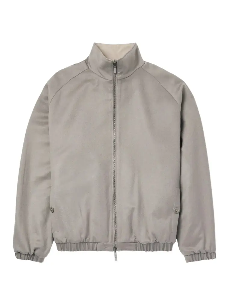 Stòffa Reversible Brushed-Cashmere Bomber Jacket - Men