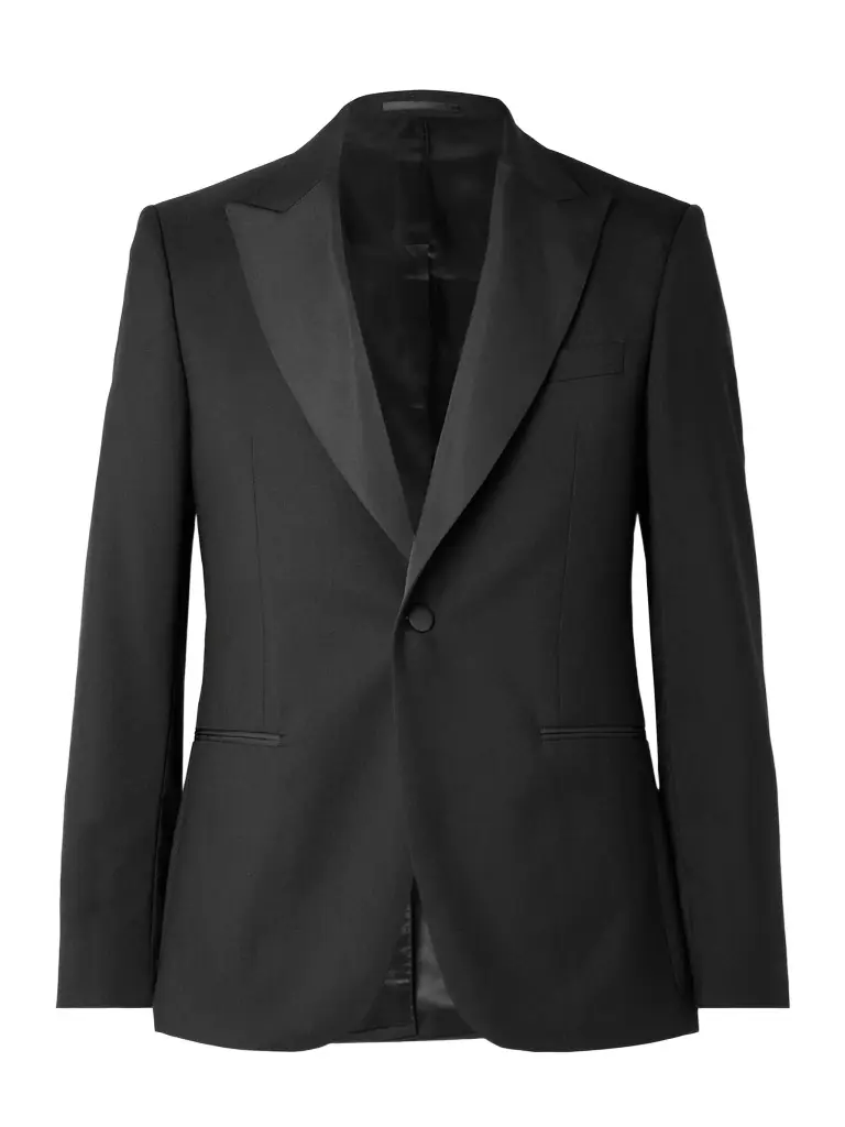 MR P. Slim-Fit Satin-Trimmed Wool Tuxedo Jacket - Men