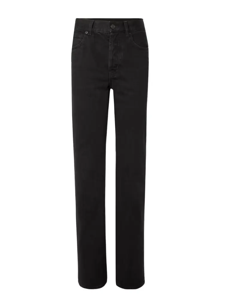Saint Laurent Nico Mid-rise Straight-leg Jeans