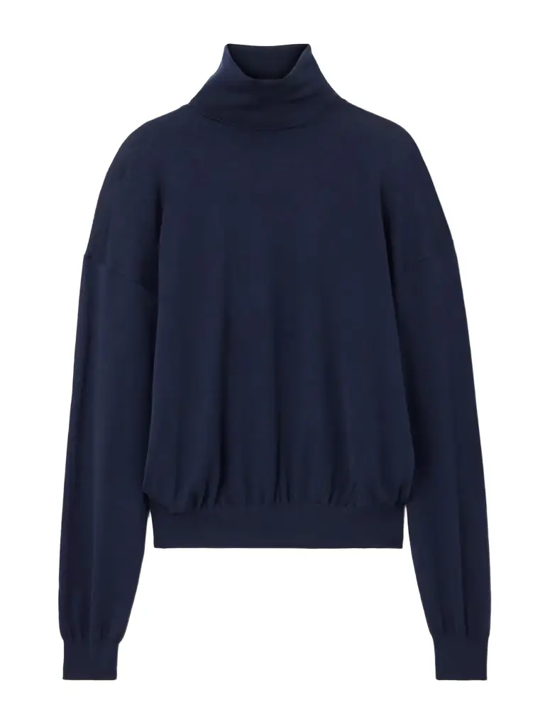 Saint Laurent Wool, Cashmere And Silk-blend Turtleneck Sweater