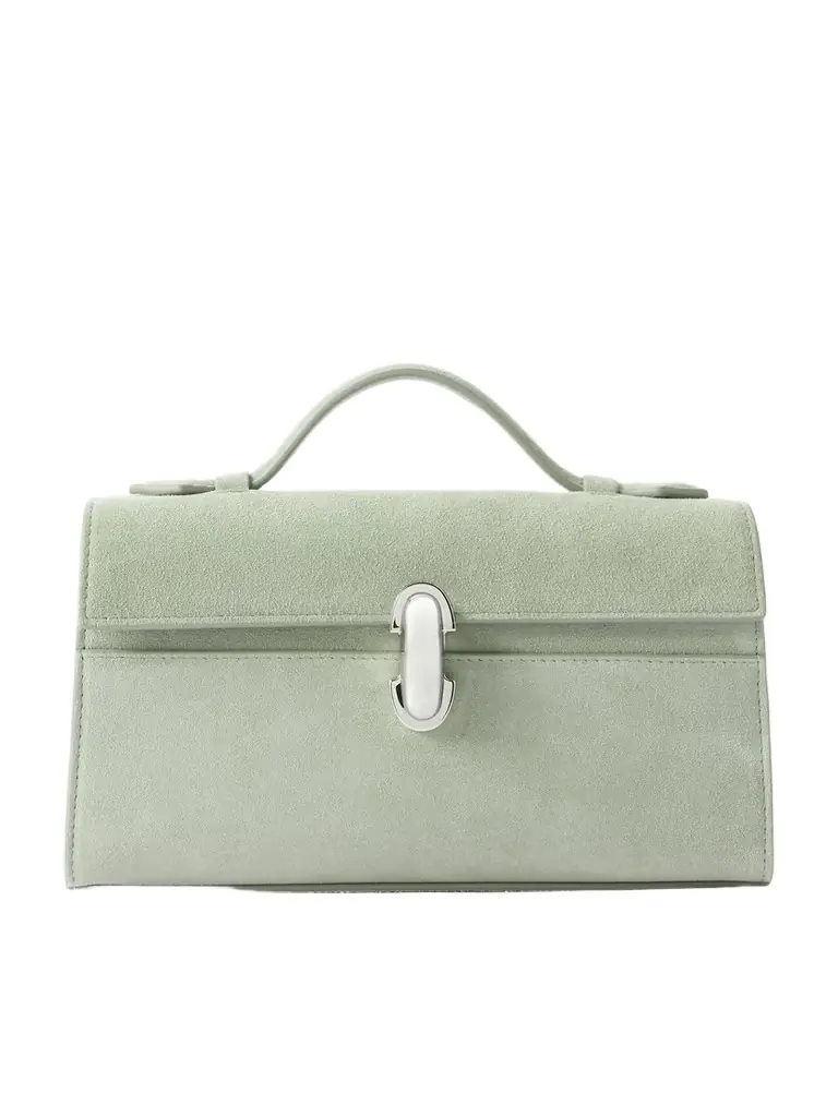 Savette Symmetry Pochette Suede Tote