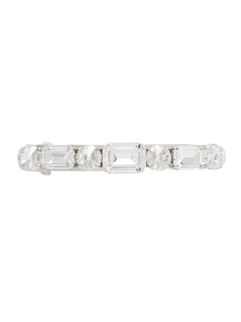 Jennifer Behr Justine Silver-tone Crystal Hair Clip