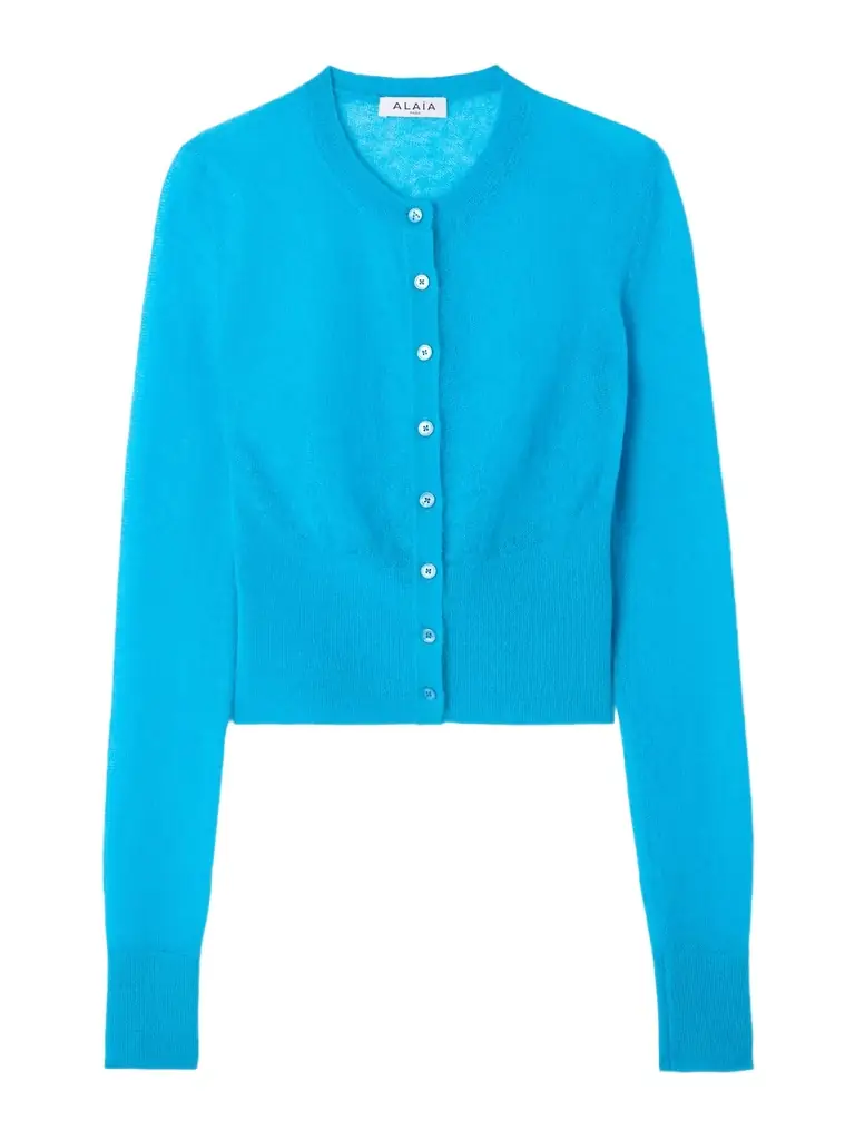 Alaïa Mohair-blend Cardigan