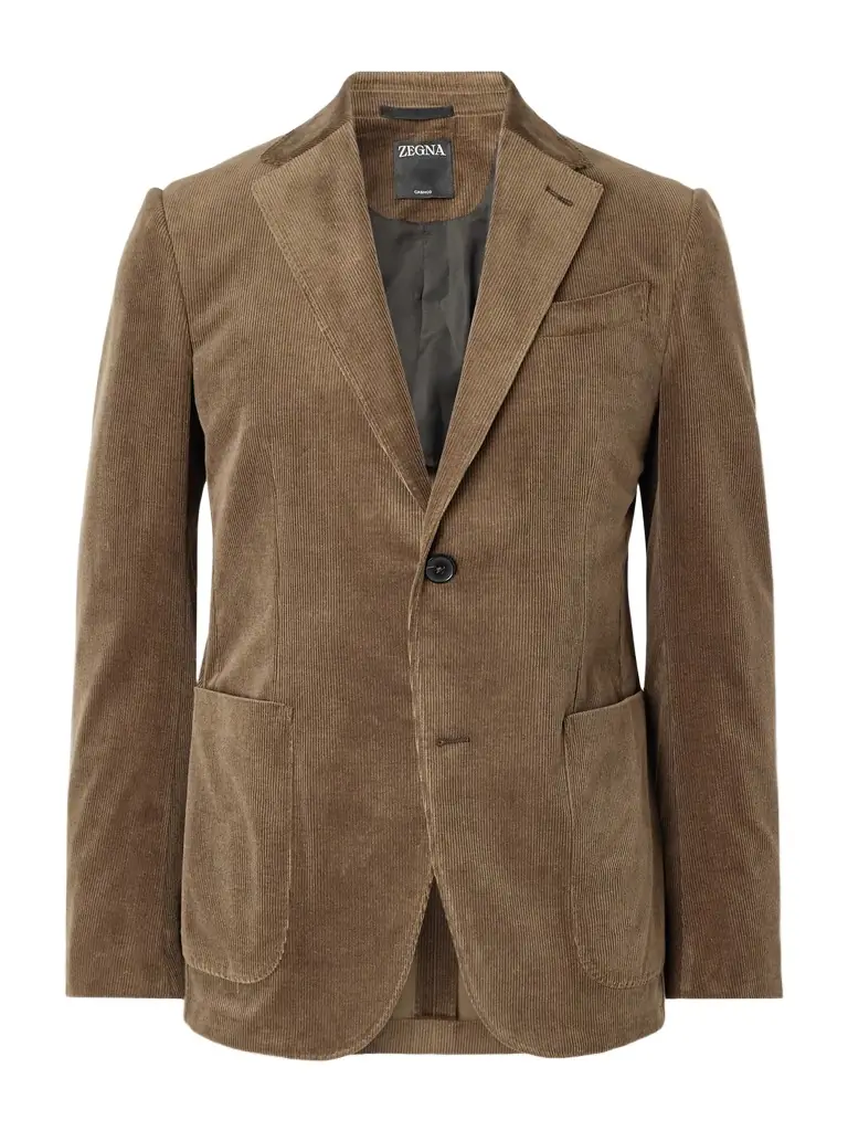 Zegna Cotton-Blend Corduroy Blazer - Men