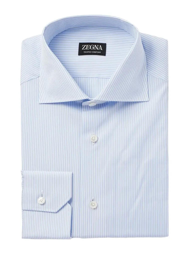 Zegna Striped Cotton Shirt - Men