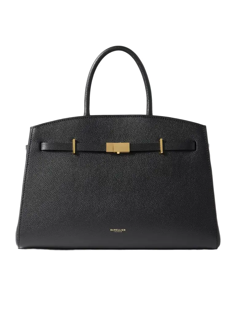 DeMellier The Hudson Midi Textured-leather Tote - Women's Bags