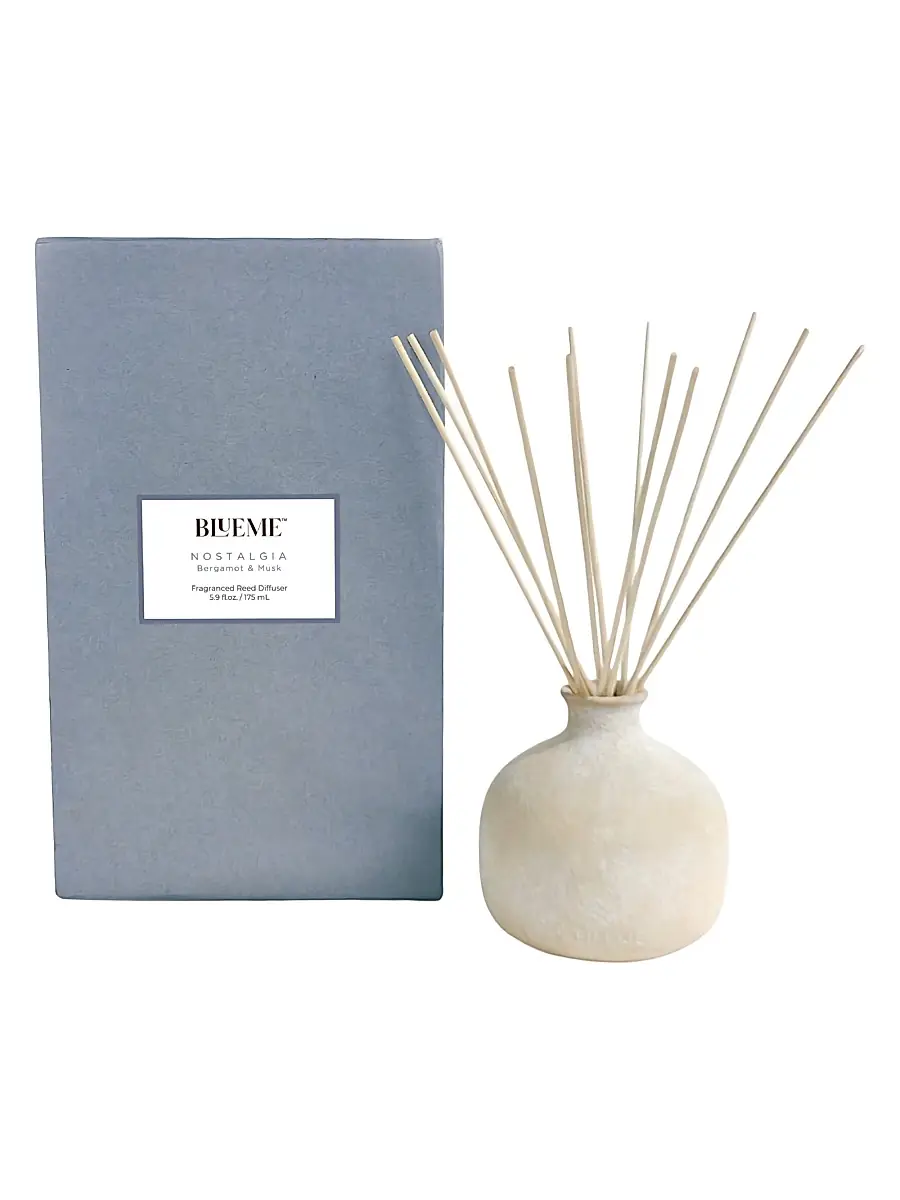 Blueme Nostalgia Bergamot & Musk Ceramic Reed Diffuser