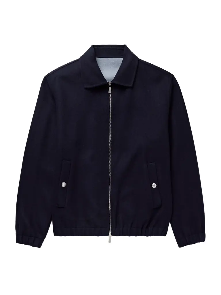 ELEVENTY Wool-Felt Bomber Jacket - Men