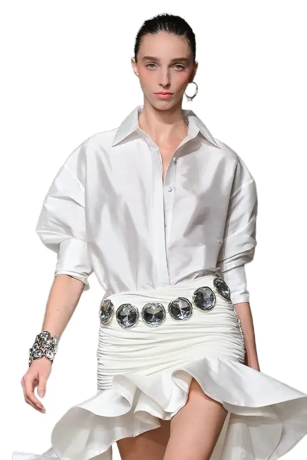 PatBo TAFFETA PATRICIA SHIRT (RUNWAY)
