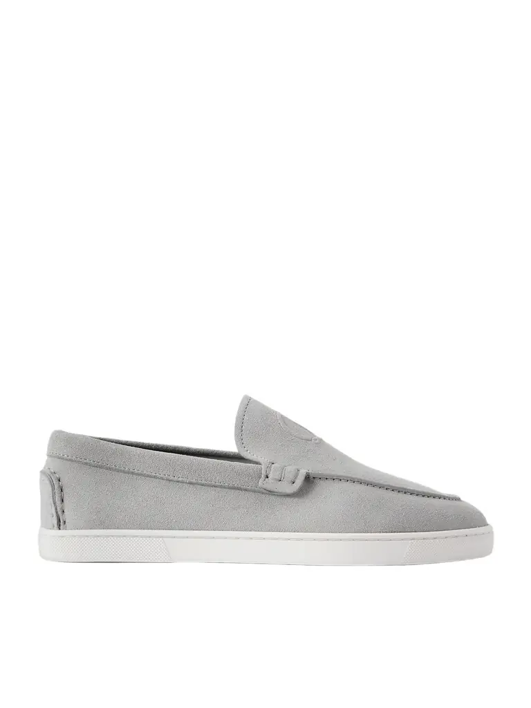Christian Louboutin Moonboat Suede Loafers - Men