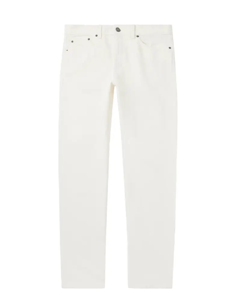 Zegna Roccia Slim-Fit Straight-Leg Cotton Trousers - Men