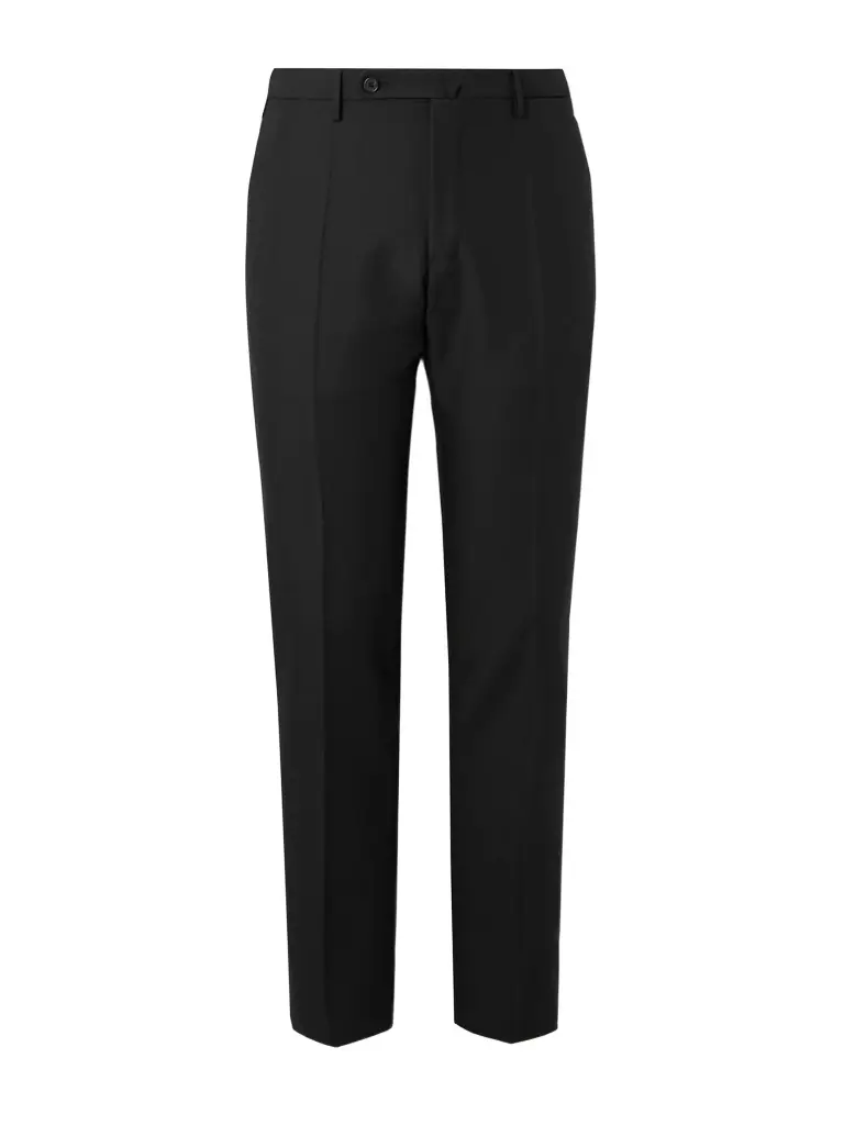 Incotex Incotex Slim-Fit Wool and Mohair-Blend Trousers - Men