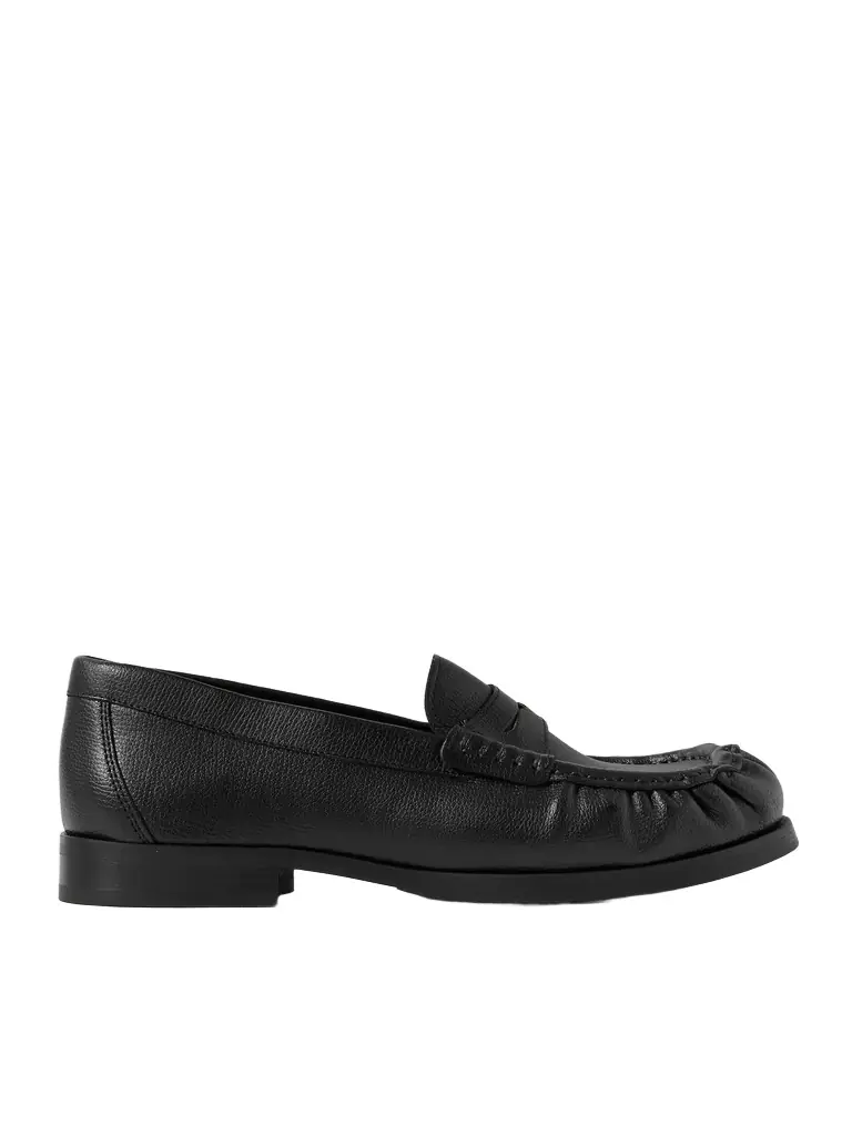 Vinny's Ogee Full-Grain Leather Penny Loafers - Men