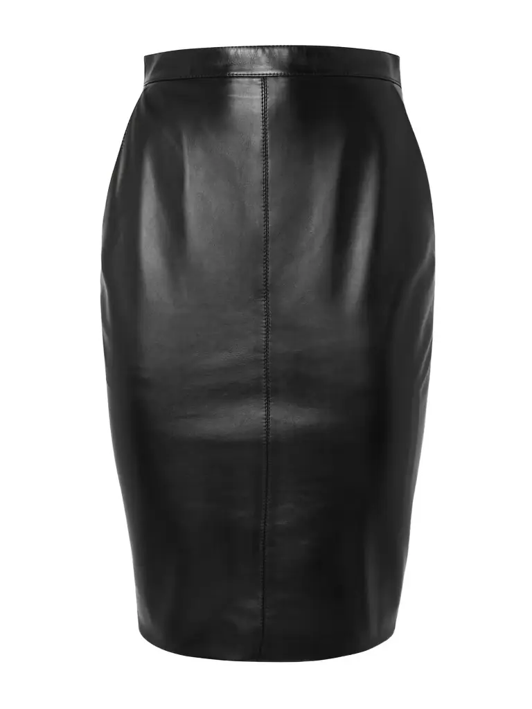 Saint Laurent Leather Skirt