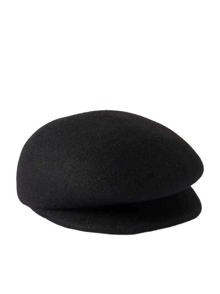 Gigi Burris Laurel Wool-felt Flat Cap