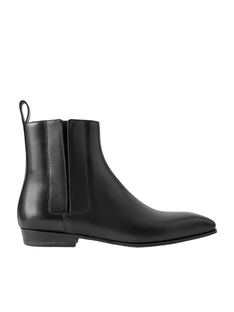 Manolo Blahnik Bruton 166 Leather Chelsea Boots - Men