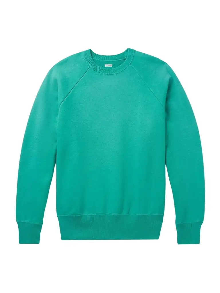 A.PRESSE Vintage Cotton-Jersey Sweatshirt - Men