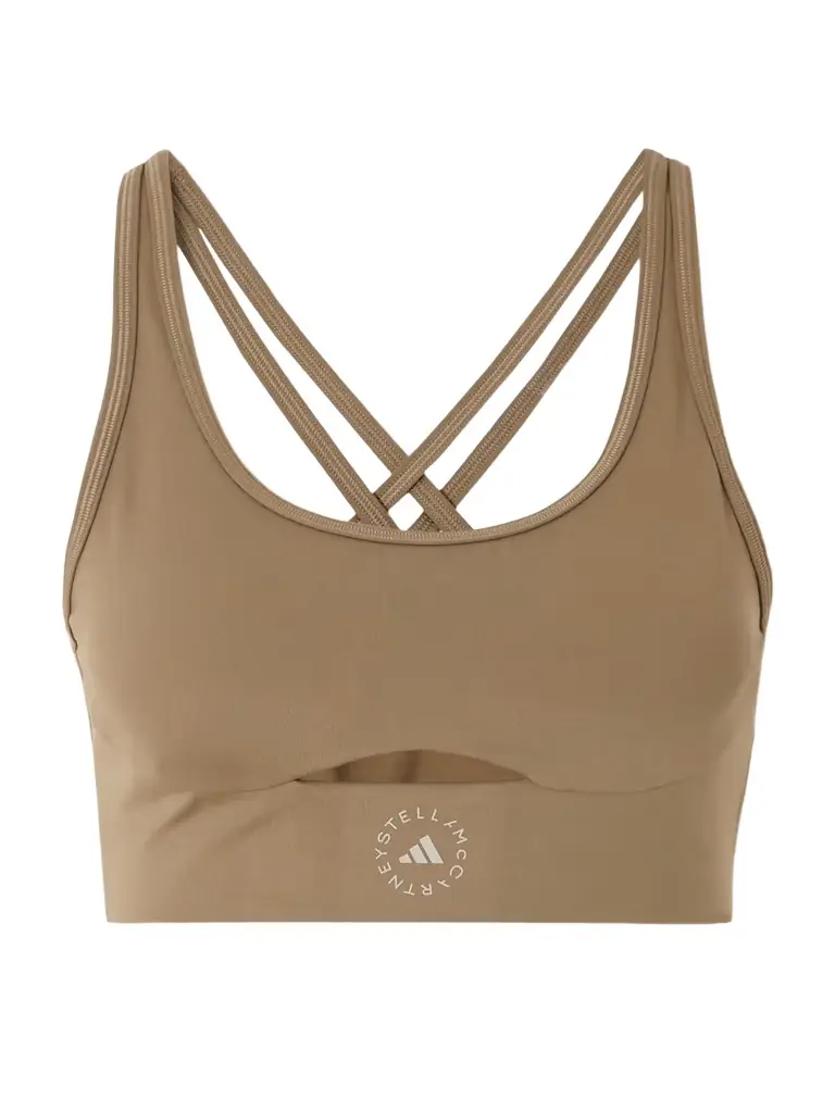 adidas by Stella McCartney Truestrength Stretch Recycled-jersey Sports Bra
