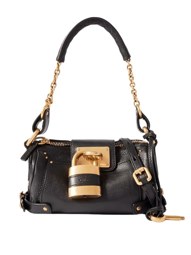 Chloé Paddington Textured-leather Shoulder Bag