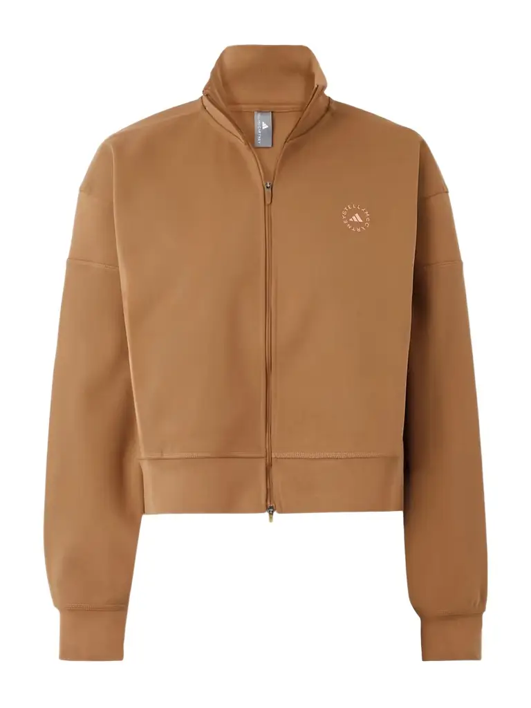 adidas by Stella McCartney Printed Recycled-jersey Turtleneck Sweatshirt