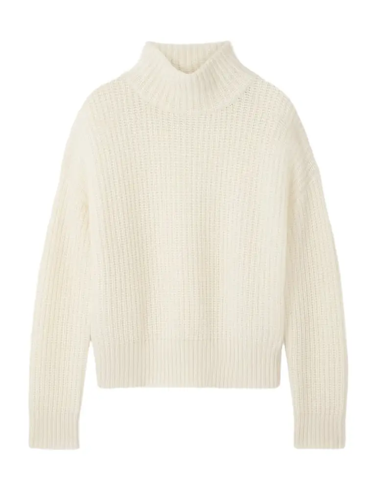 Lisa Yang Julina Ribbed Cashmere Turtleneck Sweater