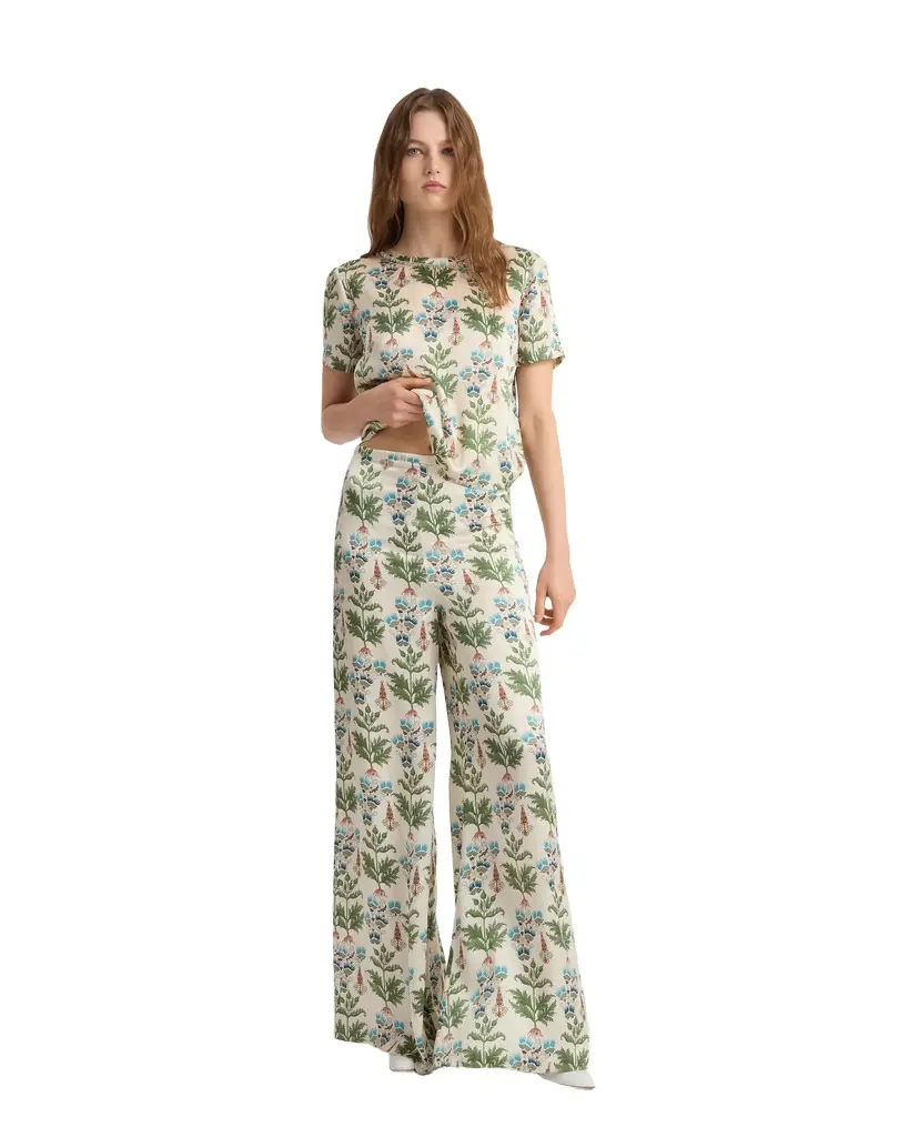 Emporio Sirenuse Blair Trousers in Persian Botanic Print