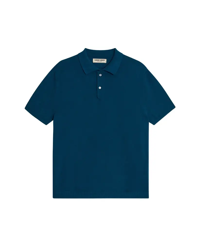 Emporio Sirenuse Cotton knit Polo Shirt