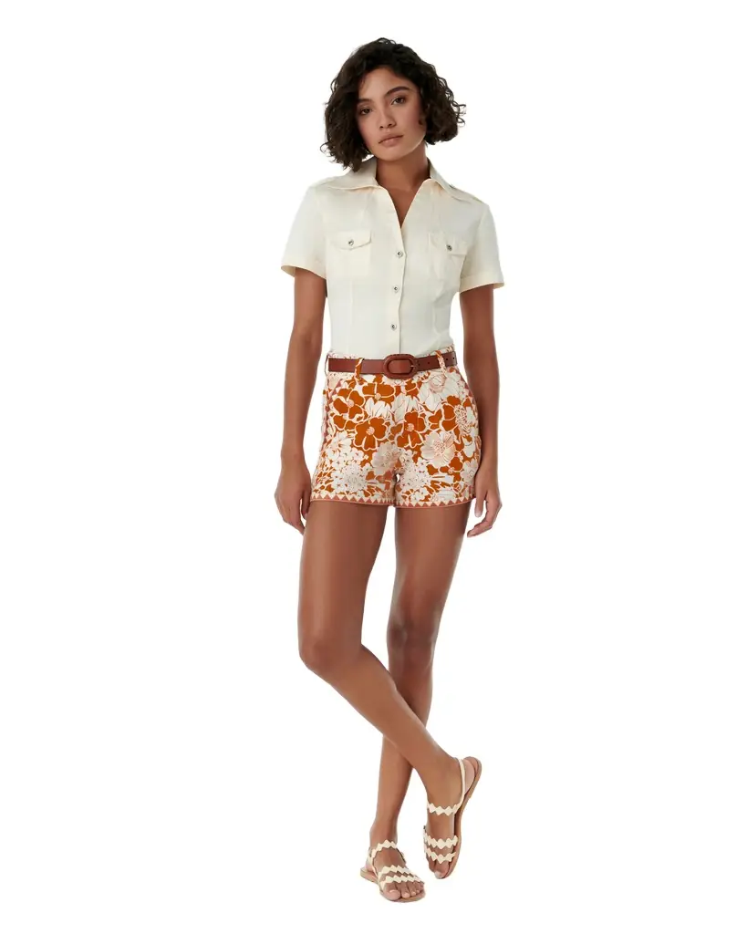 Emporio Sirenuse Shorts in Bloom Print