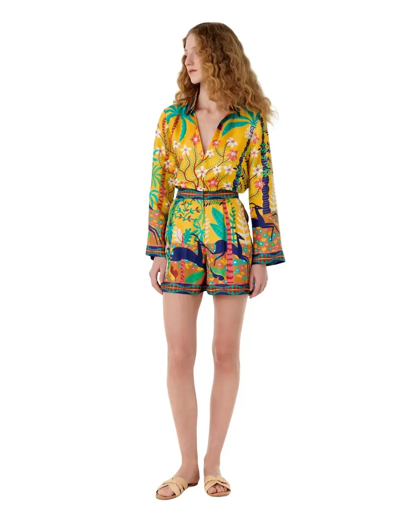 Emporio Sirenuse Tamu Shorts in Louis Barthélemy Print